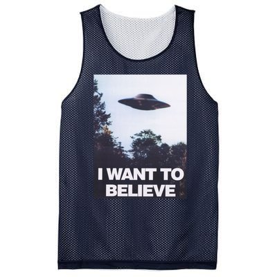 The Xfiles I Want To Believe Mesh Reversible Basketball Jersey Tank