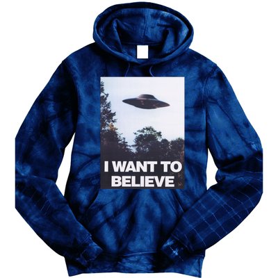 The Xfiles I Want To Believe Tie Dye Hoodie