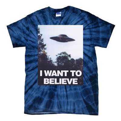 The Xfiles I Want To Believe Tie-Dye T-Shirt