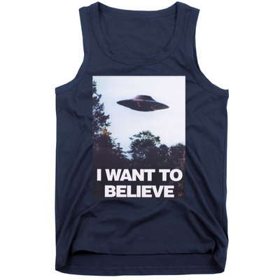 The Xfiles I Want To Believe Tank Top