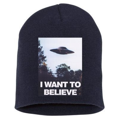 The Xfiles I Want To Believe Short Acrylic Beanie