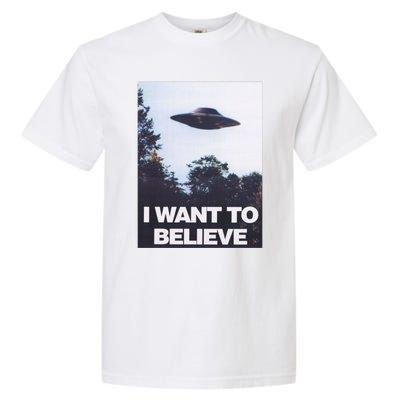 The Xfiles I Want To Believe Garment-Dyed Heavyweight T-Shirt