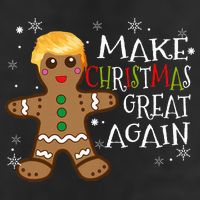 Trump Xmas Make Christmas Great Again Christmas 7 Panel Mesh Trucker Snapback Hat