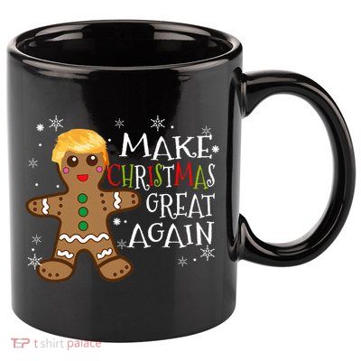 Trump Xmas Make Christmas Great Again Christmas 11oz C Handle Ceramic Mug