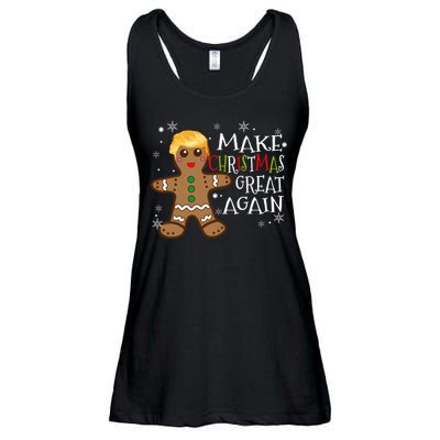 Trump Xmas Make Christmas Great Again Christmas Ladies Essential Flowy Tank