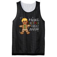 Trump Xmas Make Christmas Great Again Christmas Mesh Reversible Basketball Jersey Tank