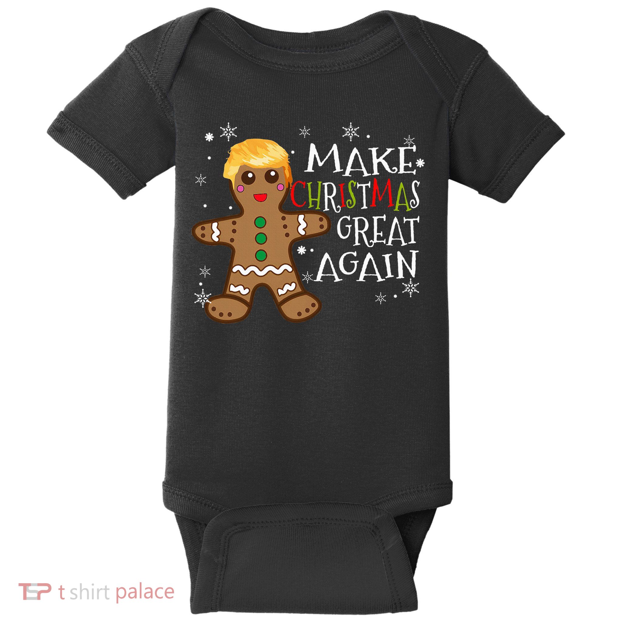 Trump Xmas Make Christmas Great Again Christmas Baby Bodysuit
