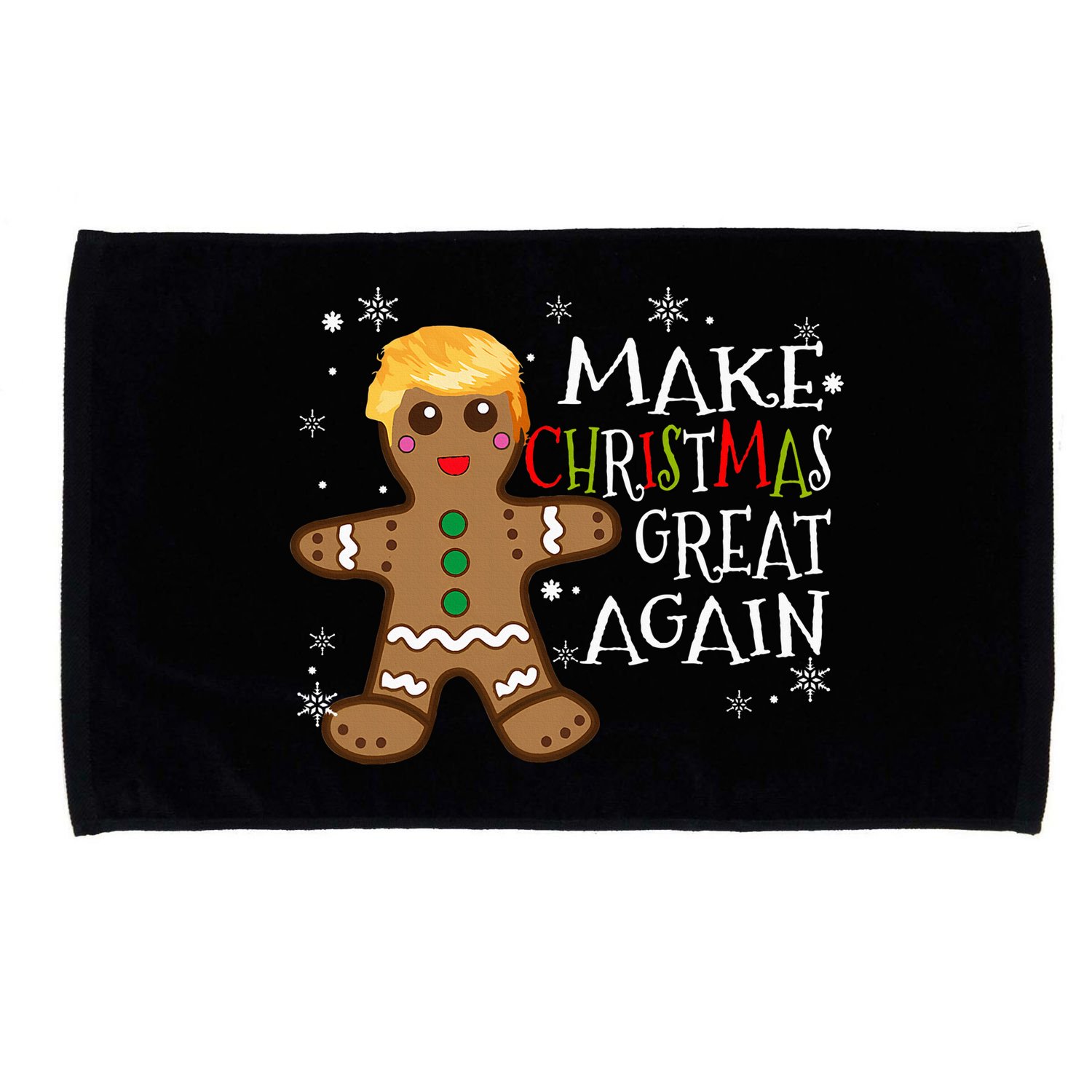 Trump Xmas Make Christmas Great Again Christmas Microfiber Hand Towel