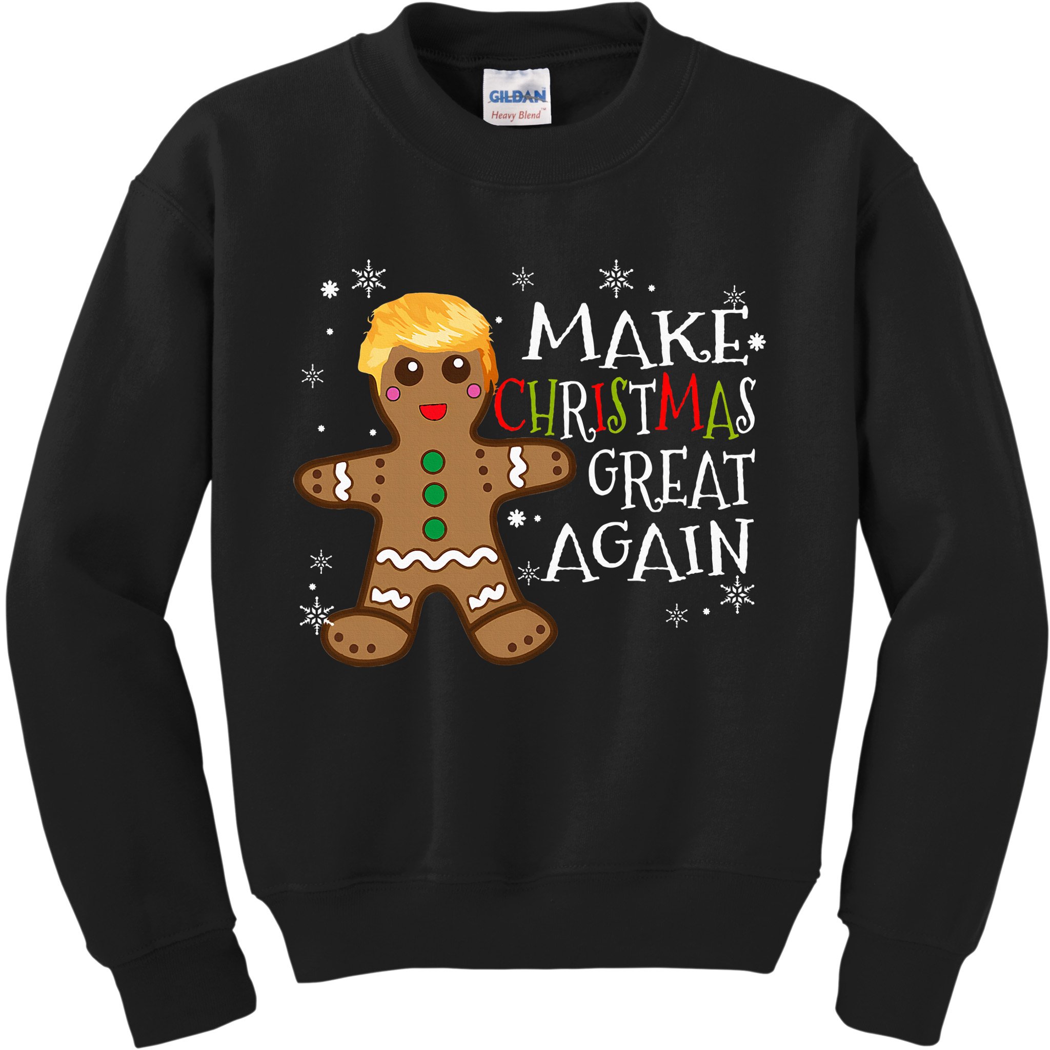 Trump Xmas Make Christmas Great Again Christmas Kids Sweatshirt