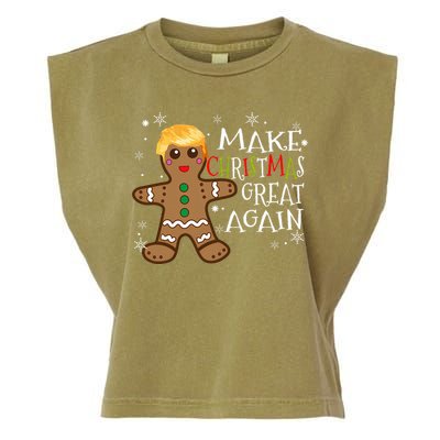 Trump Xmas Make Christmas Great Again Christmas Garment-Dyed Women's Muscle Tee