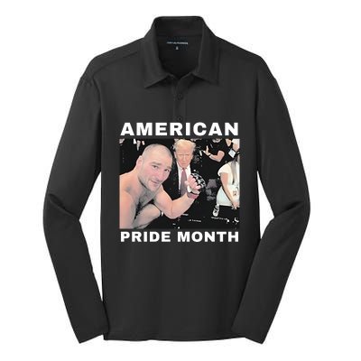 Trump X Strickland American Pride Month Silk Touch Performance Long Sleeve Polo