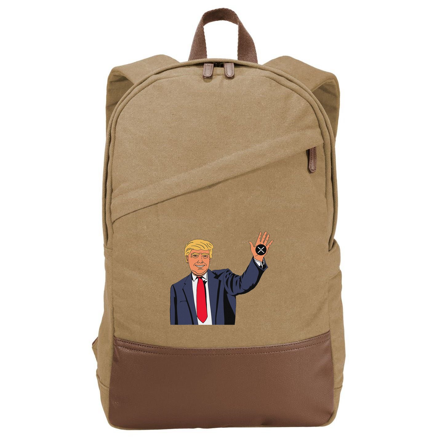 Trump Xrp Cotton Canvas Backpack