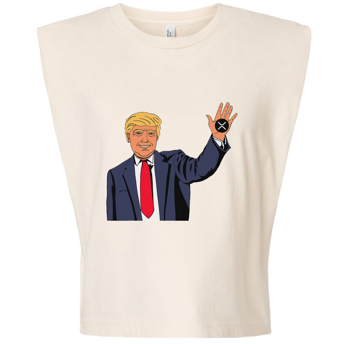 Trump Xrp Garment-Dyed Women's Muscle Tee
