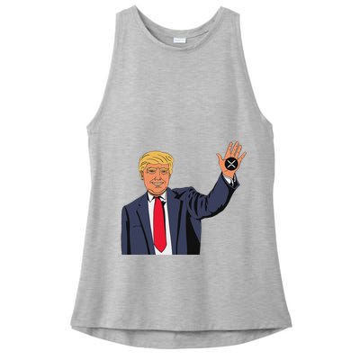 Trump Xrp Ladies PosiCharge Tri-Blend Wicking Tank