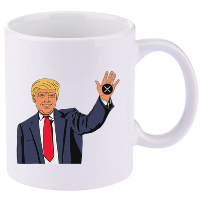 Trump Xrp 11oz C Handle Ceramic Mug