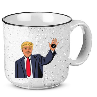 Trump Xrp 15oz Campfire Ceramic Mug