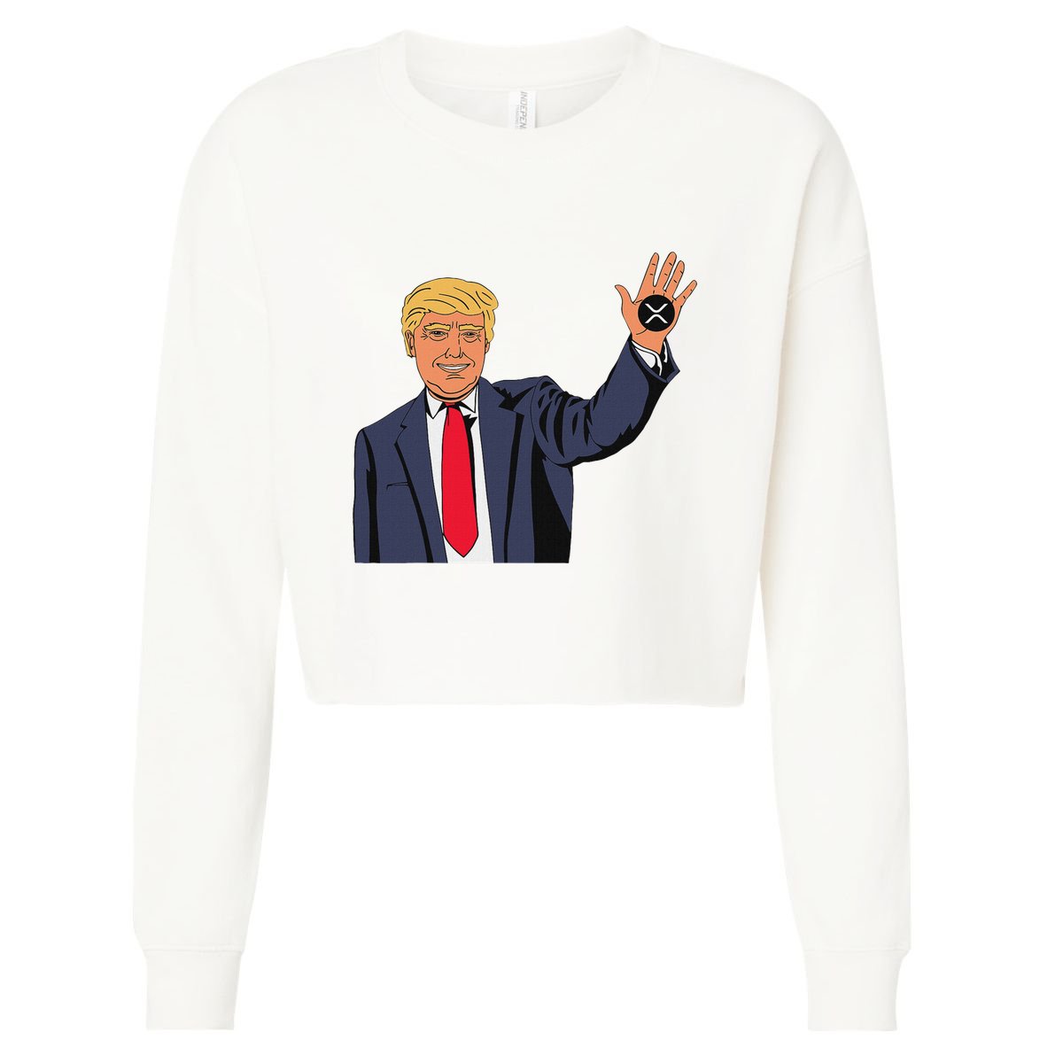 Trump Xrp Cropped Pullover Crew
