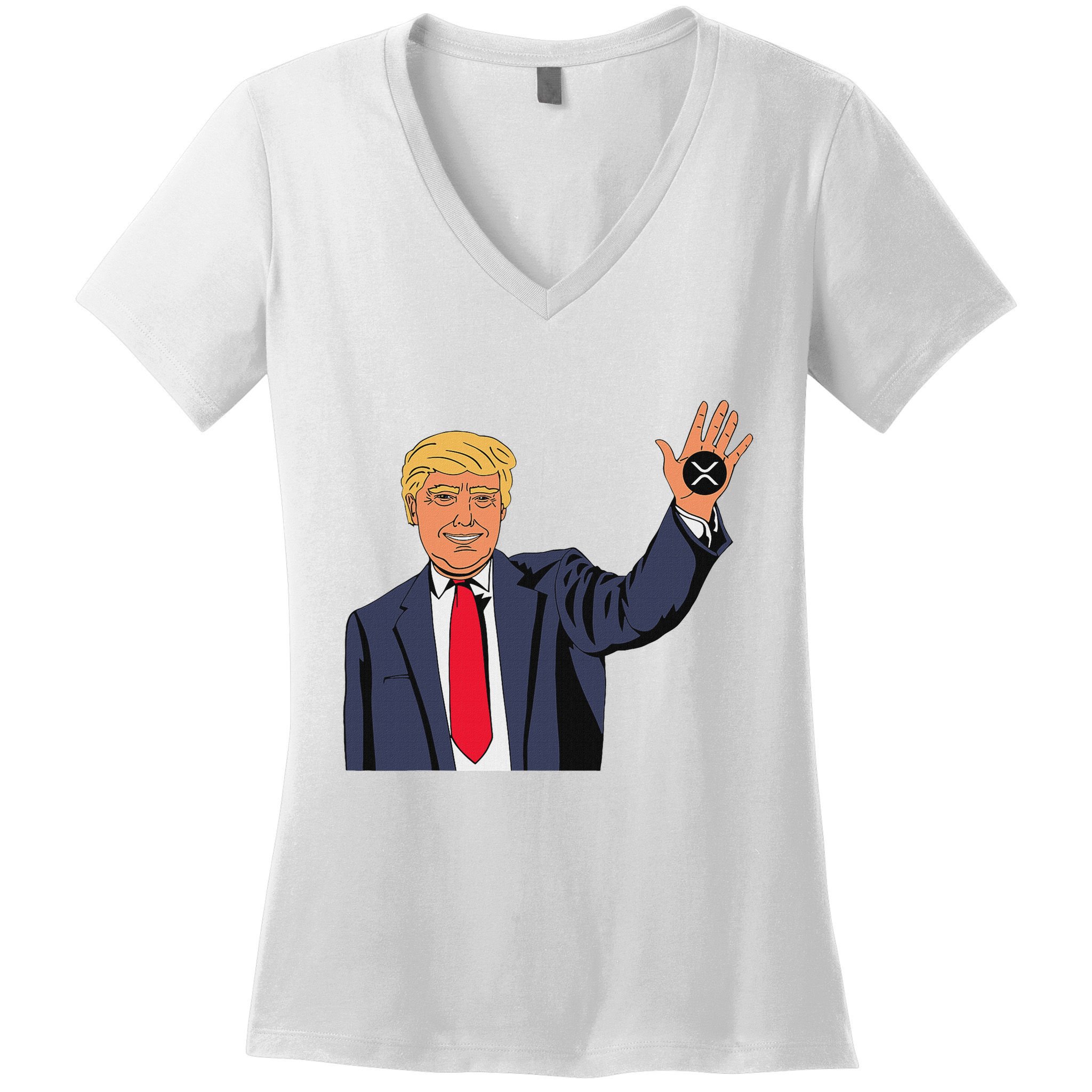 Trump Xrp Women's V-Neck T-Shirt