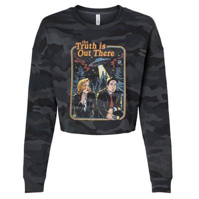 The XFiles The Truth Is Out There Cropped Pullover Crew