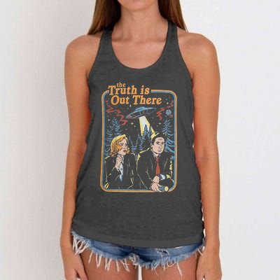 The XFiles The Truth Is Out There Women's Knotted Racerback Tank