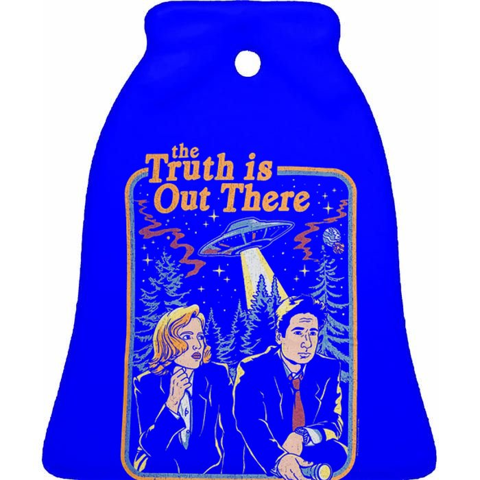 The XFiles The Truth Is Out There Ceramic Bell Ornament