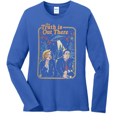 The XFiles The Truth Is Out There Ladies Long Sleeve Shirt