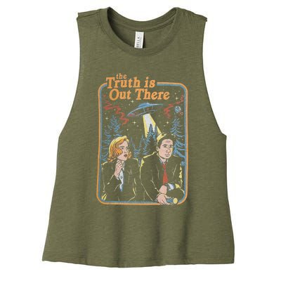 The XFiles The Truth Is Out There Women's Racerback Cropped Tank