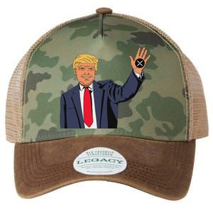 Trump Xrp Legacy Tie Dye Trucker Hat