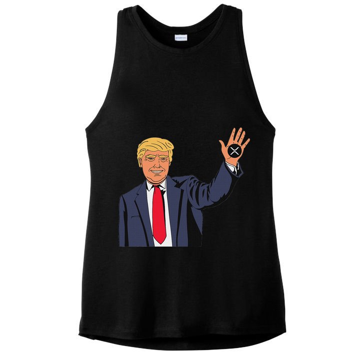 Trump Xrp Ladies PosiCharge Tri-Blend Wicking Tank