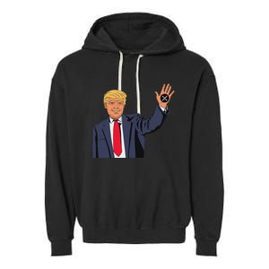 Trump Xrp Garment-Dyed Fleece Hoodie