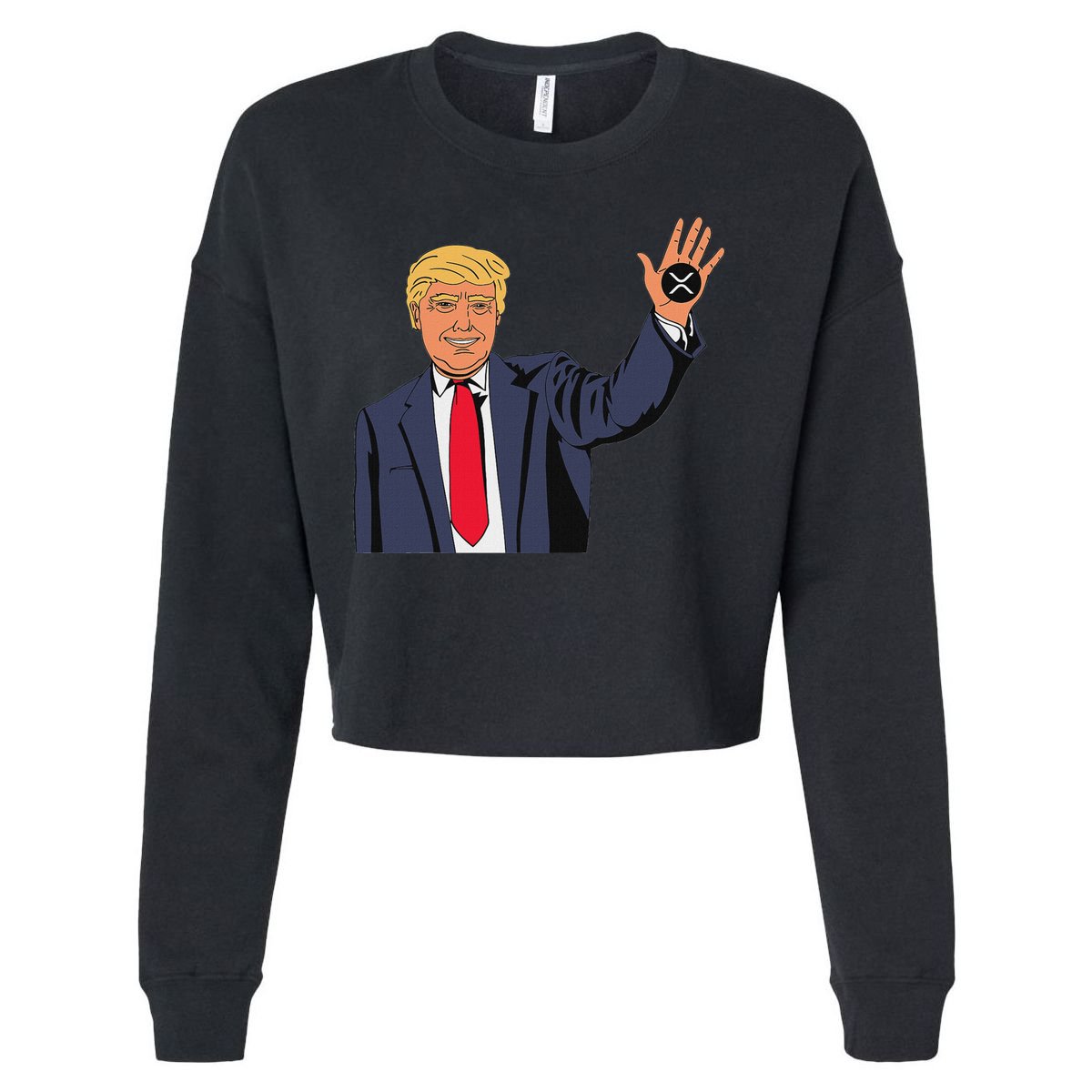 Trump Xrp Cropped Pullover Crew