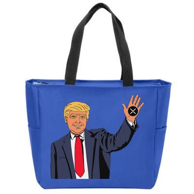 Trump Xrp Zip Tote Bag