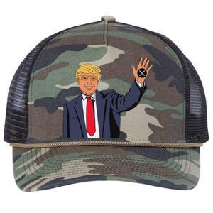 Trump Xrp Retro Rope Trucker Hat Cap