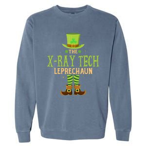 The Xray Tech Leprechaun Funny Matching St Patricks Day Great Gift Garment-Dyed Sweatshirt