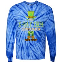 The Xray Tech Leprechaun Funny Matching St Patricks Day Great Gift Tie-Dye Long Sleeve Shirt