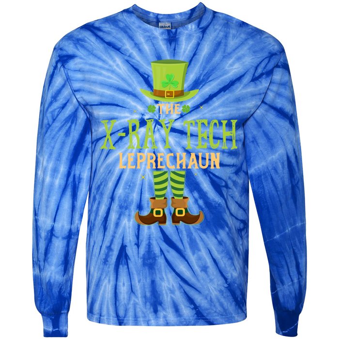 The Xray Tech Leprechaun Funny Matching St Patricks Day Great Gift Tie-Dye Long Sleeve Shirt