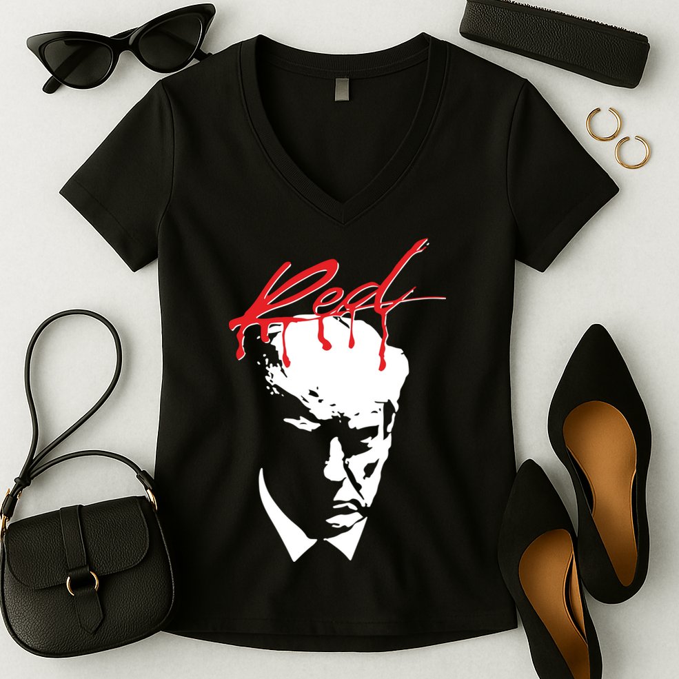 Trump X Whole Lotta Red Limited Women's V-Neck T-Shirt