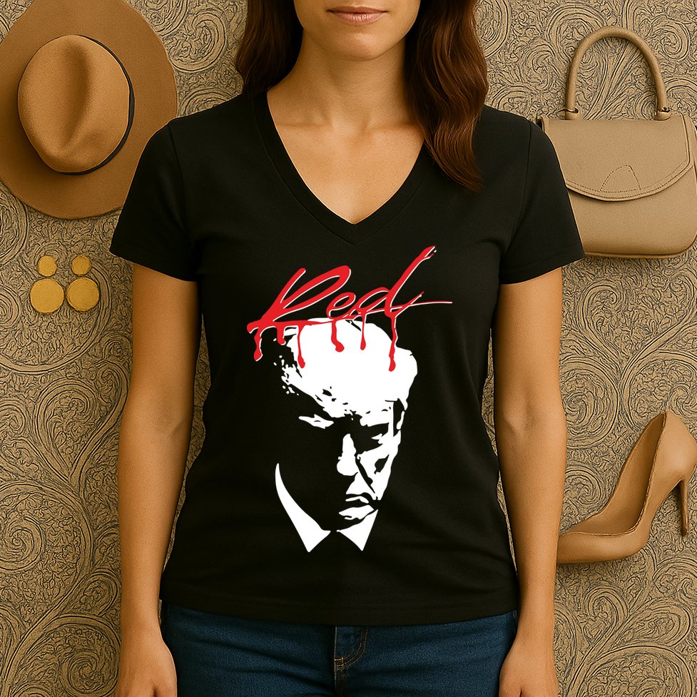 Trump X Whole Lotta Red Limited Women's V-Neck T-Shirt
