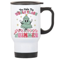 Teacher Xmas You Make The Whole Class Shimmer Christmas Stainless Steel Travel Mug