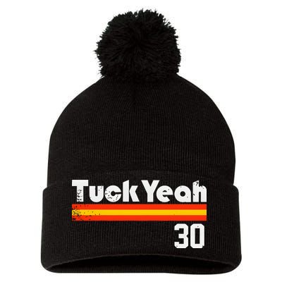 Tuck Yeah 30 Pom Pom 12in Knit Beanie