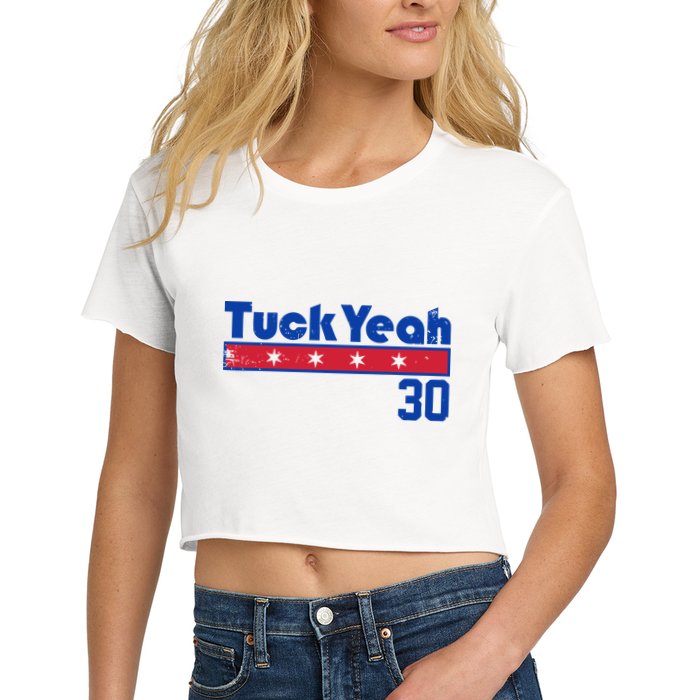 Tuck Yeah 30 Kyle Tucker Baseball Lover Women's Crop Top Tee
