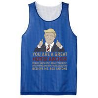 Trump You Are A Great Great Horse Archer Gift Mesh Reversible Basketball Jersey Tank