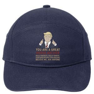 Trump You Are A Great Great Horse Archer Gift 7-Panel Snapback Hat