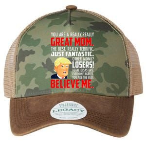 Trump You Are A Really Really Great Mom Legacy Tie Dye Trucker Hat