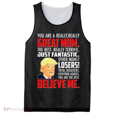 Trump You Are A Really Really Great Mom Mesh Reversible Basketball Jersey Tank