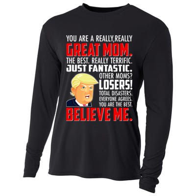 Trump You Are A Really Really Great Mom Cooling Performance Long Sleeve Crew