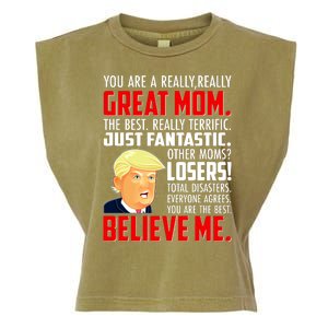 Trump You Are A Really Really Great Mom Garment-Dyed Women's Muscle Tee