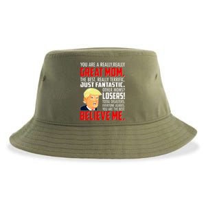 Trump You Are A Really Really Great Mom Sustainable Bucket Hat