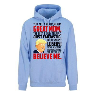 Trump You Are A Really Really Great Mom Unisex Surf Hoodie