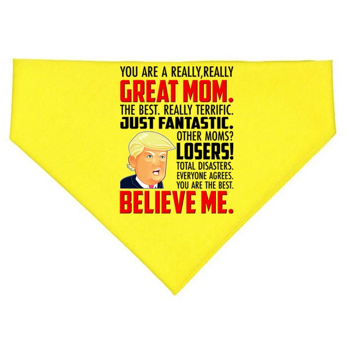 Trump You Are A Really Really Great Mom USA-Made Doggie Bandana